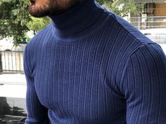 Men Stylish Dress, Winter Gear, Stylish Men, Turtleneck Sweater, Knitwear, Men Sweater