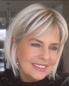 Timeless Looks, Haircuts For Women Over 50, Colors Of Nature, Gorgeous Hairstyles, Hairstyles And Haircuts, Overall Outfit, Gray Hair Cuts