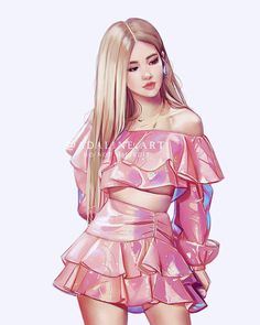 Kiss And Make Up, Wallpaper Rose, Mode Rose, Blackpink Poster, Rosé Blackpink, Blackpink Photos, Black Pink Kpop, Blackpink Fashion