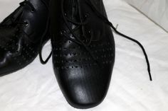 "Men's Vintage Very Fine Signature Dance Shoes by Dancesport. What a fashion for the ages! Material: Leather & Suede Colors: Black Size: 11 Measurements: Heel to Toe: 11.75 \" Heel Height: 1\" Ball Width: 4\" Condition: Gently Worn with some wear - see pictures Label: Very Fine Dancesport Shoes Signature 11" Fitted Lace-up Dance Shoes With Rubber Sole, Fitted Lace-up Dance Shoes With Leather Sole, Fitted Lace-up Dance Shoes, Black Lace-up Formal Dance Shoes, Leather Lace-up Dance Shoes With Rubber Sole, Lace-up Leather Dance Shoes With Rubber Sole, Black Lace-up Dance Shoes With Leather Sole, Formal Leather Lace-up Dance Shoes, Black Fitted Lace-up Dance Shoes