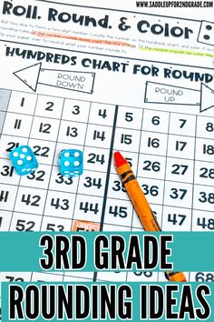 Teaching rounding numbers in 3rd grade? This can be a tricky concept, but with these 5 simple, hands-on ideas, your students will be mastering it in no time! #roundingnumbers #3rdgrademath Math Rounding 3rd Grade, Rounding Activity 3rd Grade, Rounding Practice 3rd Grade, Teaching Rounding 3rd Grade, 3rd Grade Rounding Activities, Rounding Third Grade, Number Sense Activities 3rd, Rounding Activities 3rd Grade, Rounding Numbers Activities