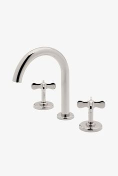 two handles faucet with cross handles on both sides