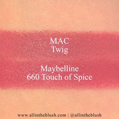 MAC Twig Lipstick Dupes - All In The Blush Lawless Forget The Filler, Filler Lip, Bridal Makeup Videos, Touch Of Spice, Lip Plumping