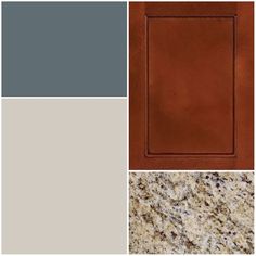 the different colors of granite are shown in this color scheme, including gray and brown