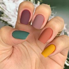 Champagne Nails, Multicolored Nails, Unghie Sfumate, French Pedicure, Gel Pedicure, Matte Nails Design, Nail Swag, Short Acrylic Nails Designs