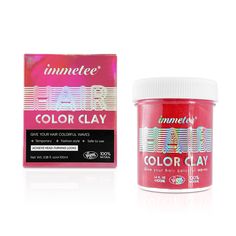 PRICES MAY VARY. 【9 Coloring Clay】Our coloring wax lets you change the color of your hair at a party. There are 9 colors to choose from: red, wine red, pink red, green, orange, yellow, blue, purple and gray. Hair color wax is very easy to use - temporary coloring and styling, easy to apply, easy to wash out, non-damaging and non-sticky. 【Coloring Quick】 Temporary hair dye wax is ideal for parties and costumes, and change your look and style in minutes as it can finalize the design quickly. Easy Rosé Red Hair, Hair Color Wax, Y2k Colorful, Dyed Hair Purple, Wine Red Hair, Temporary Hair Dye, Halloween Fest, Diy Hair Color, Easy Coloring