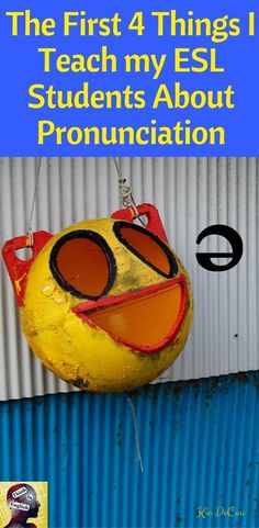 the first 4 things i teach my esl students about pruncation by person