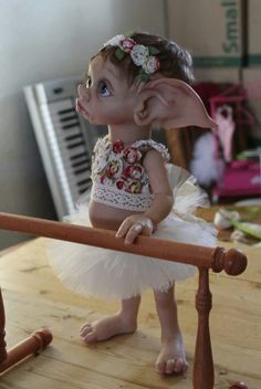 Beach Babies, Fairy Art Dolls, Pixies Fairies, Elves And Fairies, Fairy Crafts, Fantasy Art Dolls, Elf Doll, Fantasy Doll, Baby Fairy