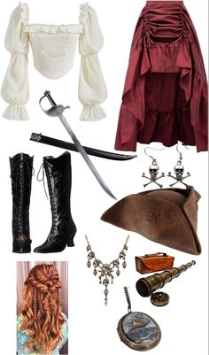 Angelica Pirates Of The Caribbean Outfit, Halloween Costumes Elizabeth Swan, Pirates Of The Caribbean Customes, Elizabeth Swann Outfit Ideas, Pirate Halloween Costumes Aesthetic, Elegant Pirate Outfit, Elizabeth Swann Pirate Costume, Elizabeth Turner Costume, Pirates Of The Caribbean Female Costumes