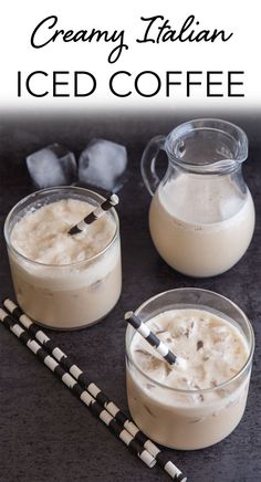 creamy italian iced coffee is an easy and delicious drink for cold weather it's made with only 3 ingredients