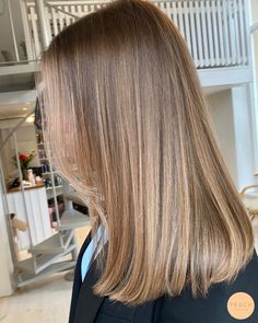 Just Under Shoulder Length Hair, Honey Blonde Highlights Medium Length, Hair Colour Dark Blonde, Natural Balayage Straight Hair, Dark Blonde Hair Straight, Brushlight Hair Blonde, Bruslight Hair, Mini Balayage, Natural Babylights