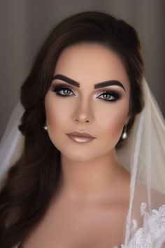 Plus Size Makeup, Glam Bride Makeup, Perfect Wedding Makeup, Glam Eye Makeup, Everyday Eye Makeup, Wedding Eye Makeup, Glam Wedding Makeup, Prom Makeup Looks, Wedding Day Makeup