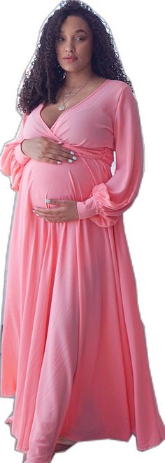 Maternity Wrap Dress, A Best Friend, Flowing Skirt, Bump, Pink Dress, Best Friend, Wrap Dress, Elastic, Collage