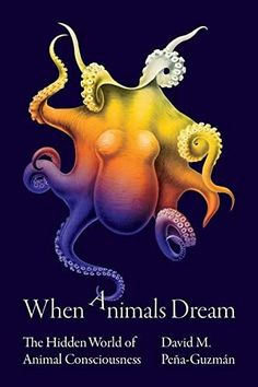 an octopus with the words when animals dream, written by david m and annn - gu