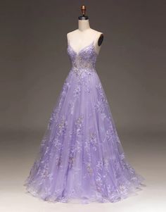 Purple Dress Birthday, Enchanted Forest Prom Dresses Purple, Rapunzel Dress Inspired, Light Purple Prom Dress Soarkly, Prom Dresses Long Purple Lavender Sparkle, Rapunzel Prom Dress, Purple Floor-length Quinceanera Dress For Prom, Lavender A-line Prom Dress, Lilac Prom Dress