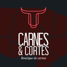 the logo for carnes and cortes boutique de carres