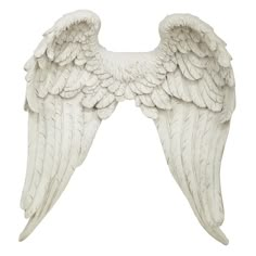 Realistic enough that they seem ready to take flight all on their own, these endlessly classic angel wings spread across nearly two feet of your home or gallery wall. With a nod to Victorian sculptural art and architecture, these angel wings are cast in quality designer resin with a distinctive off-white finish. Design Toscano 26.5-Inches H x 23.5-Inches W Off-white Angels and cherubs Garden Statue | EU20780 Guardian Angel Wings, Angel Wings Wall Decor, Angel Wings Wall, Wing Wall, Antique Stone, Angel Statues, Animal Wall Decor, Design Toscano, Garden Wall Art