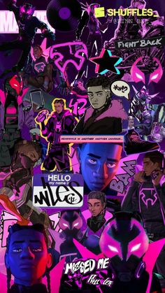 a collage of various images with the words, hero miles mixed me on them