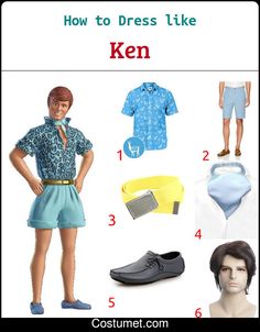 an image of men's clothing and accessories for barbie dolls