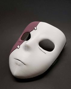 "Made to order is a 3D printed Sally Face mask with the option to include the wig. The mask is airbrushed and hand-painted with acrylic paint. This mask will complete your cosplay look or be a great addition to your Sally Face fan collection. The mask usually ships out within a week from the time of order. Measurements: Small 6\" across by 7.25\" high Regular 6.5\" across by 8\" high Large 7\" across by 9\" high" White Full Face Mask For Cosplay Events, White Full Face Mask For Cosplay, White Masks For Cosplay Events, Themed Full Face Masks And Prosthetics For Cosplay, Full Face Themed Masks For Cosplay Events, Themed Full Face Masks For Cosplay Events, White Masks And Prosthetics For Masquerade And Cosplay, White Costume Masks For Cosplay Events, White Mask For Cosplay