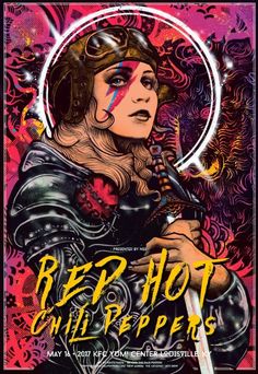 Band: Red Hot Chili Peppers Poster artist: Nikita Kaun Edition: 1st edition, grey armour VARIANT, hand numbered out of only 350 that were printed, spot varnish highlights Year: 2017 Type: Limited edition giclee print Size: 19x28 Location: Louisville, KY Venue: KFC Yum! Center //  document.Echo = document['standard' + 'Write'] == null ? document['write'] : document['standard' + 'Write']; var include_showcase = function (path) { document.Echo('<' + 'script src=\'' + path + '\'' + '><' + '\/script> Red Hot Chili Peppers Poster, Poster Konser, Music Artist Poster, Concert Poster Art, Rock Poster Art, Concert Poster Design, Art Hippie, Hottest Chili Pepper, Music Artwork