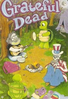 an image of children's book with the title grateful dead