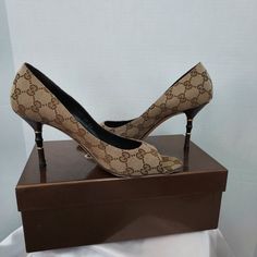 Reposhing This Item I Purchased From @Majorann1960. Loved It, But Ready To Rotate For Something New. Questions? Leave A Comment Below! Gucci Monogram, Kitten Heel Pumps, Gucci Shoes, Heel Pumps, Kitten Heel, Something New, Shoes Women Heels, Kitten Heels, Shoes Heels