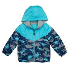 Bundle Them Up In This Midweight Jacket Featuring Toasty-Warm Fleece Lining, An Attached Hood And A Fun Dino Print. Size 5/6 100% Polyester Machine Wash; Tumble Dry Playful Outerwear With Drawstring Hood And Long Sleeves, Playful Long Sleeve Outerwear For Outdoor, Playful Long Sleeve Outerwear With Drawstring Hood, Playful Hooded Windbreaker For Winter, Playful Hooded Winter Windbreaker, Playful Hooded Outerwear With Adjustable Hood, Playful Hooded Outerwear For Cold Weather, Hooded Outerwear With Drawstring Hood For Playtime, Casual Outerwear With Adjustable Hood For Playtime