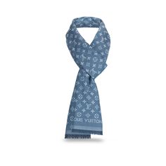 Monogram Essential Stole S00 - Men - Accessories | LOUIS VUITTON ® Louis Vuitton Monogram Shawl, Blue Louis Vuitton, Louis Vuitton Official Website, Luxury Scarves, Stole Scarf, Blue Accessories, Mens Casual Dress Outfits, Louis Vuitton Accessories, Designer Scarves