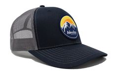 Adventum Colorado was created to encourage outdoor adventure — from hiking, fishing, rock climbing, kayaking, cycling, skiing, mountain climbing and more — Colorado’s beautiful rivers, lakes, forests, mountaintops and trails are all out there for adventurous souls to explore. Our new Adventum Colorado Sunrise trucker hat, featuring a comfortable fit and original design patch, is a stylish snapback that is bound to become your new favorite hat. Features Adventum Colorado original circle art Adjus Breathable Adjustable Trucker Hat For Outdoor Activities, Breathable Adjustable Trucker Hat For Outdoor, Adjustable Charcoal Hat For Outdoor, Lightweight Gray Hat For Outdoor Activities, Gray Breathable Hats For Outdoor Activities, Adjustable Navy Hat For Outdoor, Breathable Gray Hats For Outdoor Activities, Lightweight Black Trucker Hat For Outdoor, Black Lightweight Trucker Hat For Outdoor