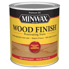 a can of wood finish penetrating stain