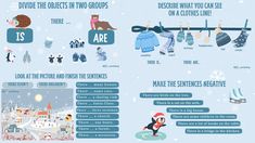 an info sheet with different things to see in the snow and what they are doing