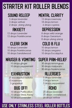 Headache Essential Oil Blend Rollerball, Essential Oils Uses Chart, Herbs Remedies, Essential Oil Blends Roller, Roller Bottle Recipes, Helichrysum Essential Oil