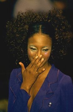 Naomi Campbell, Afro Hairstyles, Black Women Hairstyles, Hair Goals, Makeup Inspiration, Hair Inspo, Cute Hairstyles, African American