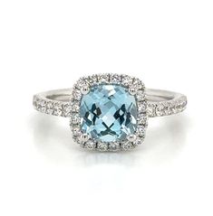 Experience the captivating beauty of our 2.58ct tw blue topaz & diamond ring. The stunning blue topaz stones paired with sparkling diamonds create a luxurious and eye-catching piece. Elevate any outfit with this elegant and timeless ring. Metal: 18K White GoldDiamond Weight: 34 Round Brilliant cuts 0.45ct twPink Sapphire Weight: 2.13caratRing Width: 10mm Estimated production time is 4 - 5 weeks. For desired ring size please leave us a note at the check out. Topaz Diamond Ring, Timeless Ring, Rose Gold Diamond Ring, Blue Topaz Stone, White Gold Diamond Rings, Topaz Stone, Ring Metal, Sparkle Diamonds, Round Brilliant Cut