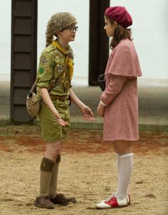 Red Saddleshoes from 'Moonrise Kingdom': Wes Anderson's 'Moonrise Kingdom' has taken the summer by storm, so for today's Red Shoe Monday, I'd like to highlight the awesomeness that is Kara Hayward's red saddle shoes. Young love never looked so good. Go for the movie, stay for the love of red shoes. Wes Anderson Outfits, Moonrise Kingdom Costume, Suzy Bishop, Wes Anderson Characters, Date Night Movies, Wes Anderson Style, Wes Anderson Movies, Wes Anderson Films, Moonrise Kingdom