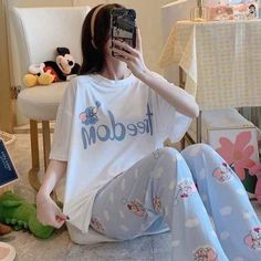 Aesthetic Pjs, Elegant Ootd, I Love My Husband, Night Pajama, Cute Pjs, Comfortable Pajamas