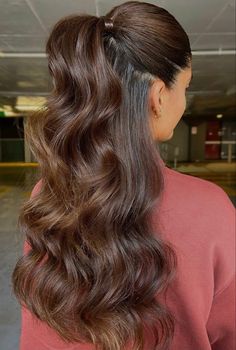 Bridesmaid Hair Inspo, Pony Hairstyles, Hair Color Streaks, Bridal Hair Updo, Hairstyles For Layered Hair, Wedding Hair Inspiration