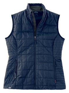 Keep your core warm and cozy with the Storm Creek Traveler Eco-Insulated Travelpack Vest for Ladies. Constructed of woven 100% 20D fine denier polyester, this vest features a full-zip front for custom warmth, while a full-length storm flap locks out cold winds and rain for lasting comfort. Zippered hand pockets offer ample secure storage space for essential gear, and a drawcord hem boasts a custom fit. Designed for easy, convenient packing, the whole vest easily packs into the deep, oversized ri Ladies Vests, Travel Vest, Long Vest, Long Vests, Quilted Vest, Swimwear Sale, The Storm, Female Travel, Good Brands