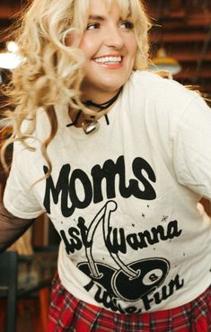 Introducing our latest tee, the ultimate anthem for moms who know how to rock it! Say hello to our "Moms Just Wanna Have Fun" T-shirt crafted with super-soft, 100% cotton, this tee isn't just a fashion statement, it's a lifestyle declaration. Features- Moms Just wanna have Fun 8 ball cherry tshirt- Unisex fit- Garment Dyed- Slyfox exclusive Content + Care- Soft ring-spun cotton fabric- Machine wash cold with like colors- Garment Dyed for that lived in Feel Size + Fit- Rydel is 5’9" and wearing s Tshirt Crafts, Moms Club, 8 Ball, Club Parties, Soft Ring, Party Shop, Cool Tees, Say Hello, Have Fun