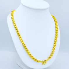 This Shop has a Special Free Gift (Chain) for Every Order. 😊🙏 Item including :1 x Necklace For: Women Type: GOLD PLATED over Brass, Nickel free Purity: 96.5% Surface: Sand Matted & Shiny Length: ~ 24 inches Weight: ~ 79 grams Width: ~8mm Color: Yellow Gold ( slightly +/- from photo ) Handmade from Thailand. Thai gold plating technic really solid and stunning look. Rewarding your life from hard working, match up your dress, bridesmaid wedding engagement or a gift to someone special for you. Thailand Jewelry, Gold Link Chain, Gold Wedding Jewelry, Gold Chain Jewelry, Dress Bridesmaid, Bridesmaid Wedding, Birthday Jewelry Gift, Hard Working, Necklaces For Women