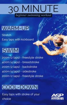 the 30 minute swim workout for beginners