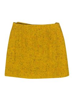 Go preppy and posh for those crisp months with this standout skirt from Moschino Couture! The classic miniskirt is upgraded with a chic tweed design adorned with colorful speckles throughout, all on 100% warm wool. Perfect for pairing with all your fall favorites! Show up to the apple orchard or Thanksgiving dinner in style when you pair this beauty with a chunky turtleneck and your favorite riding boots. Size 8 Shell: 100% Wool Lining: 60% Acetate, 40% Rayon Front wrap closure w/ velcro at wais Classic Tweed Skirt For Spring, Spring Classic Tweed Skirt, Classic Spring Tweed Skirt, Fitted Tweed Mini Skirt, Spring Tweed Mini Skirt, Tweed Design, Chunky Turtleneck, French Girl Chic, Moschino Couture