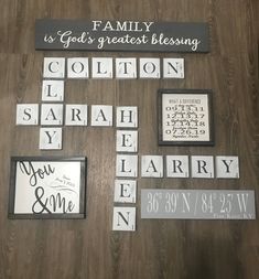 a family is god's greatest blessing sign and some other signs on the wall