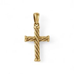 Este colgante con forma de cruz de oro amarillo de 14 k es una declaración significativa y la calidad de su artesanía la convertirá en una pieza preciada en los años venideros. Es un complemento perfecto para cualquier conjunto y seguramente dará inicio a una conversación.

 Oro amarillo de 14 k.
 Colgante: 33 x 21 mm
 Tenga en cuenta: solo amuleto; La cadena se vende por separado.

 Tiempo de procesamiento 


Hecho a la medida.
 El tiempo de procesamiento es de 4 a 6 semanas. Classic 14k Gold Jewelry With Large Pendant, 14k Yellow Gold Jewelry With Large Pendant, Yellow Gold Rope Chain Jewelry Gift, 14k Gold Rope Chain Jewelry For Gift, 14k Gold Rope Chain Jewelry As Gift, Yellow Gold Sterling Silver Jewelry With Rope Chain, Classic Yellow Gold Cross Pendant Jewelry, Luxury Yellow Gold Cross Pendant Jewelry, Classic Yellow Gold Cross Jewelry