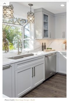 the kitchen is clean and ready for us to use in its new owner's home