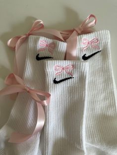 Bow Embroidered Socks Ribbon Embroidered Socks Bow Crew Socks Ribbon Crew Socks Girly Socks Trendy Socks - Etsy Sporty Wear, Embroidered Socks, Trendy Socks, Dr Shoes, Nike Socks, Cute Nike Shoes, Pink Bows, Pink Girly Things, Cute Nikes