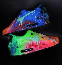 Original Nike Air Max 90 Leather "Colourful Galaxy" Customized as seen in the pictures Handpainted with specific leather colors that will last forever on the shoes Available in all sizes Hand Painted Green Sneakers For Streetwear, Multicolor Hand Painted High-top Sneakers, Artistic Leather Sneakers With Custom Artwork, Multicolor Hand-painted High-top Sneakers, Multicolor Custom Sneakers For Streetwear, Custom Multicolor Sneakers For Streetwear, Multicolor Hand Painted Low-top Custom Sneakers, Hand Painted Multicolor Low-top Custom Sneakers, Multicolor Hand Painted Low-top Sneakers