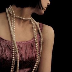 Roaring 20s Aesthetic, Outfit With Pearls, Ask The Dust, Pearls Aesthetic, Walburga Black, Katerina Petrova, Jung So Min