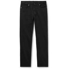 ZEGNA's slim-fit trousers are modelled after classic five-pocket jeans, so you'll be able to wear them often. They're cut from ultra-soft brushed cotton that's blended with a touch of stretch for a comfortable fit. Style yours with everything from knitwear to polo shirts. Black Jeans With Five Pockets For Business Casual, Classic Trousers Jeans With Five Pockets, Business Casual Trousers Jeans With Five Pockets, Straight Fit Jeans With Five Pockets For Business Casual, Casual Trousers, Slim Fit Trousers, Slim Fit Pants, Pocket Jeans, Slim Pants